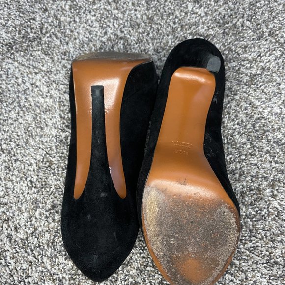 Authentic Gucci Peep Toe Heel -*Ships in box* Size 38 - Picture 11 of 15